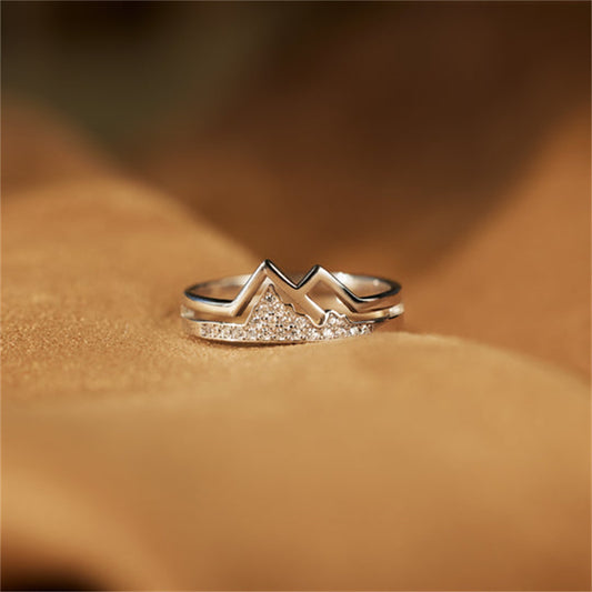 Daughter Faith Moves Mountains Sterling Silver Ring