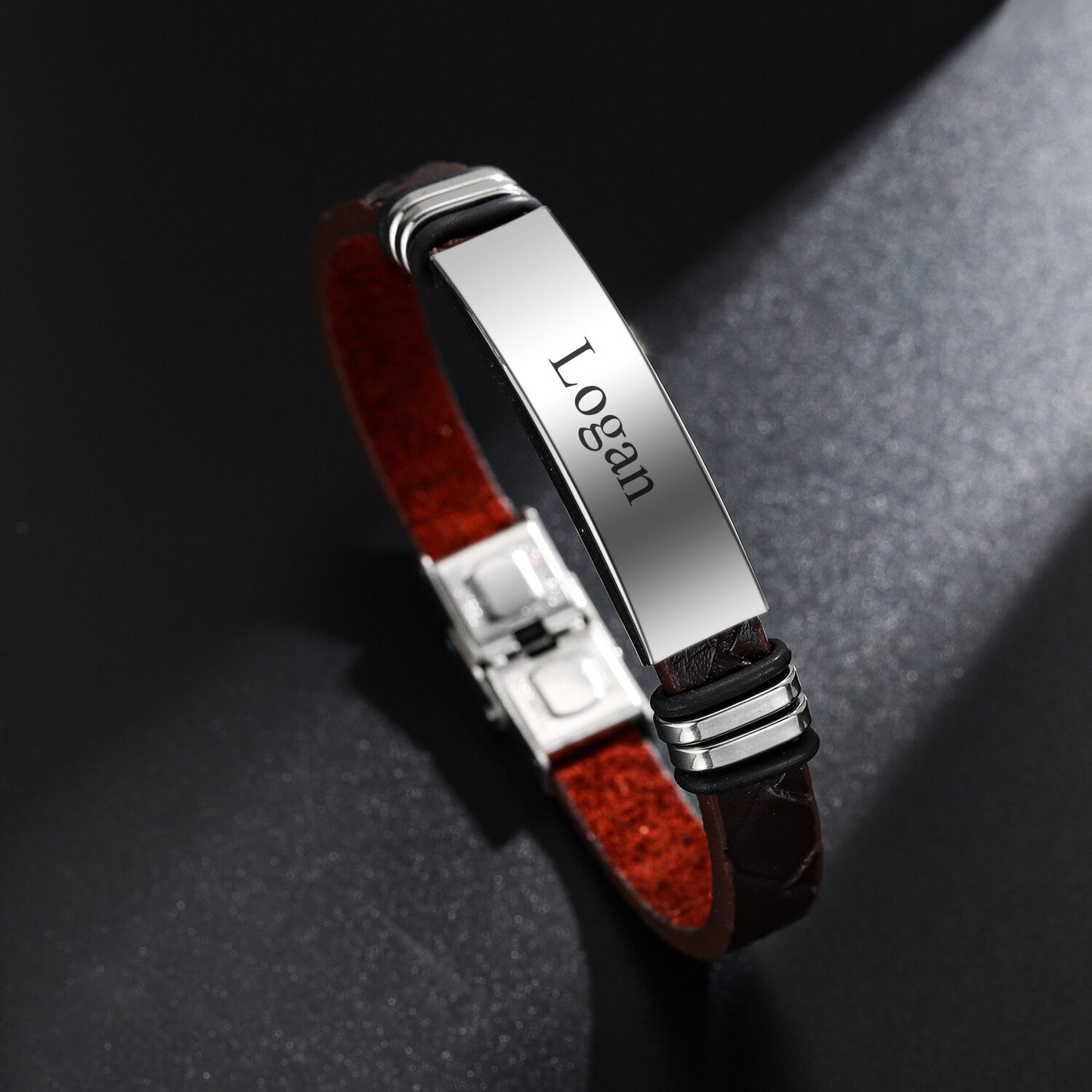 Personalized Leather Bracelet
