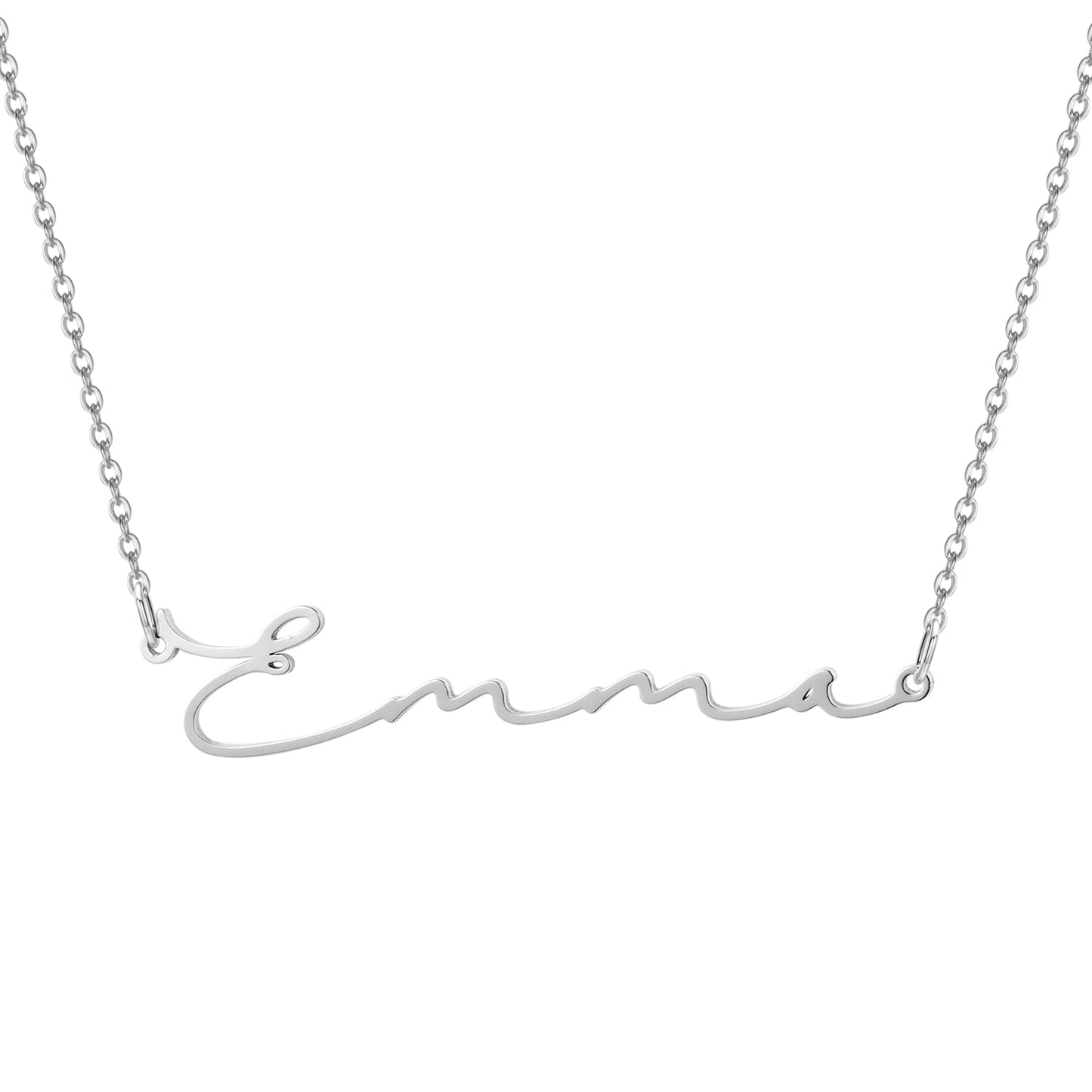 Signature Name Necklace In Sterling Silver